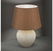 Orion LA 4-1228 - Lampada da tavolo MASAI 1xE27/40W/230V ceramiche marrone/beige