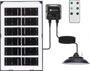 Aigostar - Lampada solare a sospensione LED/35W/12V 3000 mAh 6500K Ø 15 cm