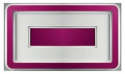 Plafoniera Contemporanea Halò Metallo Magenta Led 36W