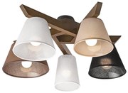 Lampadario ANTONIO 5xE14/40W/230V a soffitto