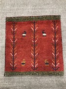 Gabbeh Tappeto persiano 40x40 Rosso (Iran) Annodato A Mano