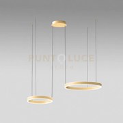 Criseide s/2d - lampadario a sospensione 2 luci led 3000k 3000lm 60...
