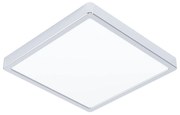 Plafoniera Moderna Fueva 5 Acciaio Cromo Led Integrato 20,5W 4000K Ip44