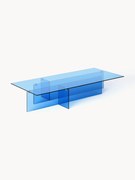 Tavolino da salotto grande in vetro Anouk, larg. 160 cm