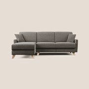 Edgar divano letto angolare in tessuto felis impermeabile T03 talpa