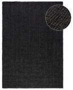Tappeto nero in iuta 80x150 cm Bouclé – Hanse Home