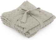 Set 4 lavette asciugamani 30x30 cm beige Basic