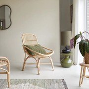 Tikamoon - sedia seduta poltrona rattan soggiorno vintage naturale veranda design, 1 posto