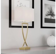 ByRydens 2829610-5000 - Lampada da tavolo OMEGA 1xE27/5W/230V bianco/oro