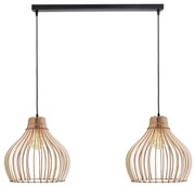 Lampadario su corda BARREL 2xE27/24W/230V