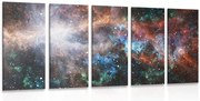 Quadri 5 pezzi – Galassia infinita