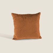 Velluto cuscini quadrati disponibile in diverse colorazioni in velluto impermeabile arancio