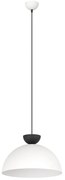 Lampadario Minimal Efesto Acciaio Bianco Nero 1 Luce Gx53