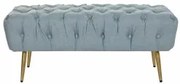 Panca DKD Home Decor Grigio 103 x 46 x 42 cm 103 x 46 x 43 cm Metallo Verde