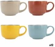 Tazza Quid Frappe Ceramica Multicolore (400 ml) (12 Unità)