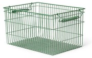 ferm LIVING - Cala Stackable Baskets Set of 2 Verdant Verde ferm LIVING