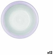 Piatto Fondo Quid Kaleido Verde Viola Ceramica 21,5 cm (12 Unità)