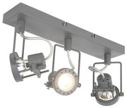 Faretto industriale antracite 3 luci orientabile e inclinabile - Suplux