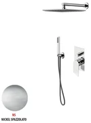 Kit incasso doccia Soffio nickel spazzolato