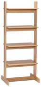 Scaffale in rovere decorato in colore naturale 59x142 cm Forma - Hübsch