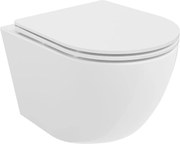 Mexen Lena wc bowl Rimless Tornado con sedile a chiusura rallentata slim, duroplast, bianco lucido - 30220300T