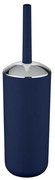 WENKO 22522100 - Scopino WC BRASIL 10x37 cm blu/cromo lucido
