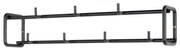Appendiabiti da parete in metallo nero Clint - Spinder Design