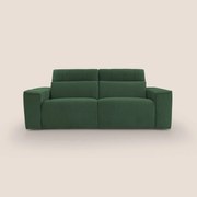 Clark Divano modulare con opzione relax elettrico in tessuto smacchiabile impermeabile T17 verde