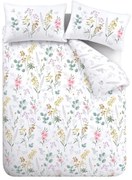 Set copripiumino e federa bianco per letto matrimoniale e per letto esteso 230x220 cm Emilia Floral – Catherine Lansfield