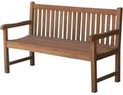 Panca da giardino in legno di teak 150x90x65 cm