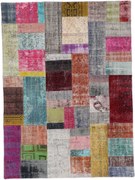 Patchwork Tappeto 240 x 180 (Tacchino) Annodato A Mano