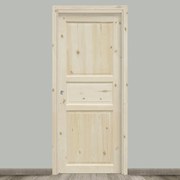 Porta interna scorrevole Acul in legno di pino colore beige, L 70 x H 210 cm, apertura reversibile