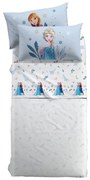Completo Lenzuola in Cotone Frozen Elsa&Anna Singolo Warner