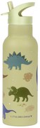 A Little Lovely Company - borraccia in acciaio inox, 500 ml - dinosauri