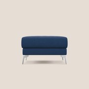 Star Pouf con piedini alti in microfibra impermeabile T11 blu