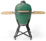 Barbecue A Carbone Kamado Fuji 54 cm Con Supporto E Ripiani Laterali