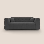 Tender Divano letto matrimoniale dal design innovativo in tessuto bouclet impermeabile T07 antracite