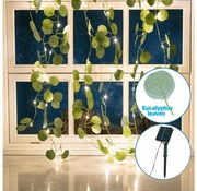 Aigostar - Catena solare LED 70xLED/4x1m IP65 bianco caldo eucalipto