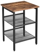 Tavolino d'appoggio ELDUR marrone/nero