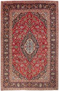 Kashan Tappeto persiano 200 x 310 Rosso (Iran) Annodato A Mano