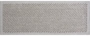 Passatoia per scale grigio chiaro in cotone set da 16 pz 25x65 cm Kumsal Bej - Vitaus