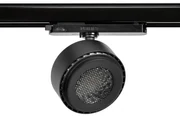 Faro LED 34W,Trifase, Regolabile 15°-60° Nero con driver Philips CRI97 UGR11 Colore Bianco Variabile CCT