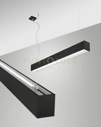 Turner sospensione a doppia emissione nera  29w+15w 3000k 3470+1290...