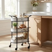 JEREMY - carrello portavivande in acciaio