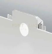 Faretto da incasso valzer bianco 10cm led 3000k 90lm 1w