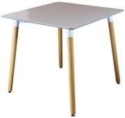 THOMAS - tavolo da pranzo scandinavo quadrato 80x80