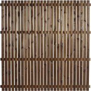 Pannello di recinzione in legno marrone grezzo NATERIAL L 180 x H 180 cm, spessore 35 mm