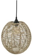 Atmosphera - Lampadario a sospensione con filo RANA 1xE27/40W/230V rattan