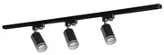 Faretto per sistema a binario PARIGI 3xGU10/10W/230V + 1 m rotaia sistema