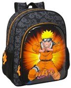Zaino Scuola Naruto Nero Arancio 32 X 38 X 12 cm